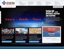 Tablet Screenshot of christianemergencynetwork.org
